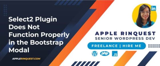 Select2 Plugin Does Not Function Properly in the Bootstrap Modal