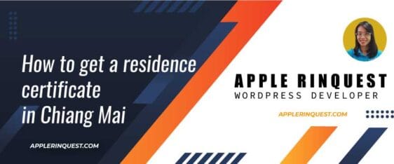 How to get a residence certificate in Chiang Mai