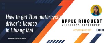 How to get Thai motorcycle driver's license in Chiang Mai