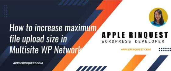 How to increase the maximum file upload size in Multisite Wordpress Network with WHM