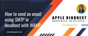 How to send an email using SMTP in localhost with WAMP