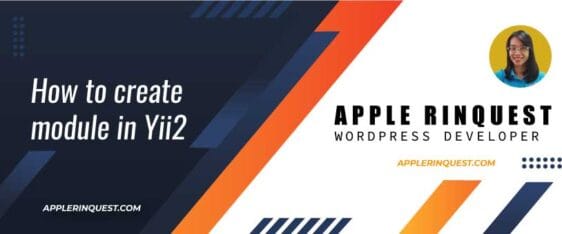 How to create the module in Yii2
