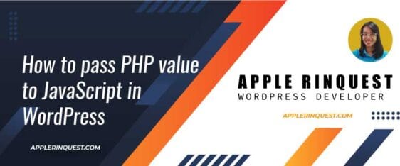 How to pass PHP value to JavaScript in WordPress