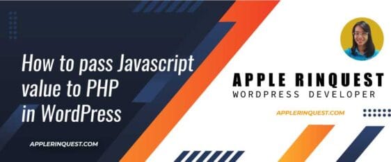 How to pass Javascript value to PHP in WordPress