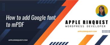 How to add Google font to mPDF