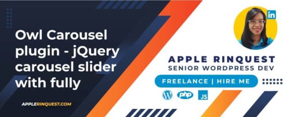 Owl Carousel plugin - jQuery carousel slider with fully customizable and responsive