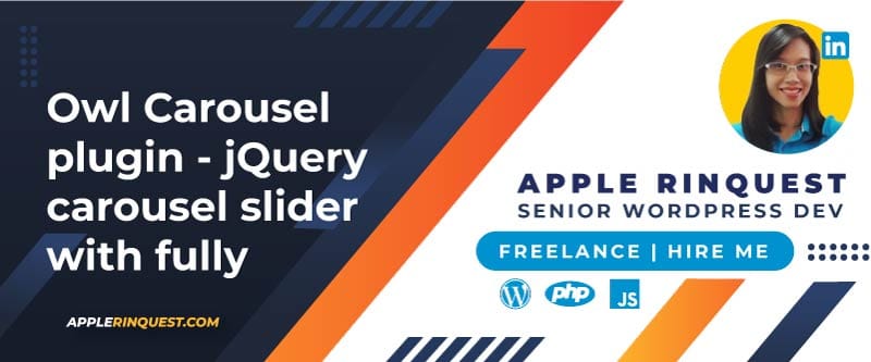 Owl Carousel plugin - jQuery carousel slider with fully customizable and responsive
