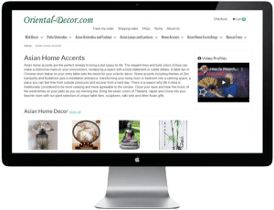 Oriental Decor - eCommerce template built by Apple Rinquest | Freelance WordPress/PHP Developer