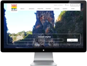 diethelm travel, a custom WordPress website built by Apple Rinquest | Freelance WordPress/PHP Developer