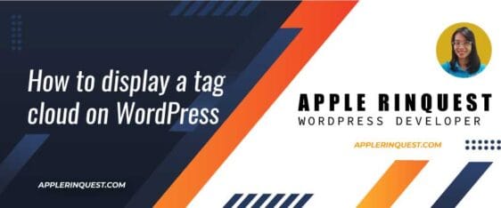 How to display a tag cloud on WordPress