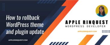 How to rollback WordPress theme and plugin update