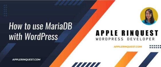 How to use MariaDB with WordPress