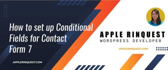How to set up Conditional Fields for Contact Form 7