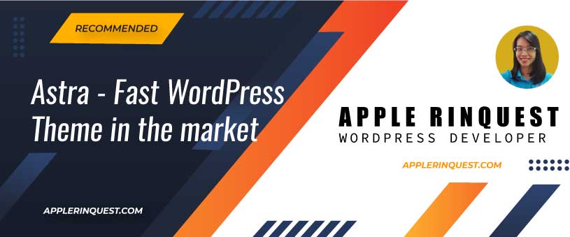 Astra - Fast WordPress Theme in the market