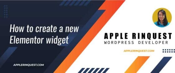 How to create a new Elementor widget