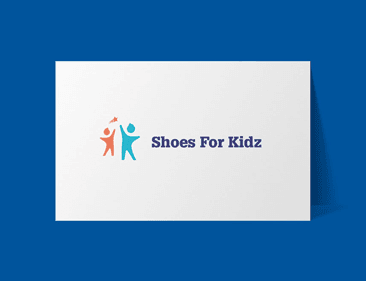 Shoes for Kidz needs a new logo for their upcoming website. The logo should reflect the community purpose highlighted on the site.