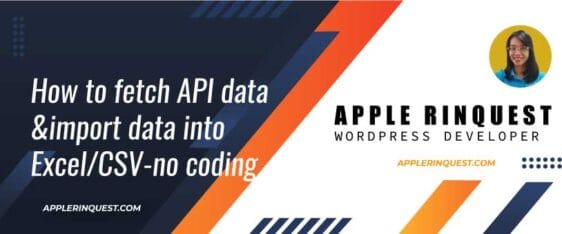 How to fetch API data and import data into Excel or CSV without coding