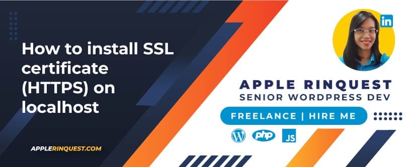 How to install SSL certificate (HTTPS) on localhost