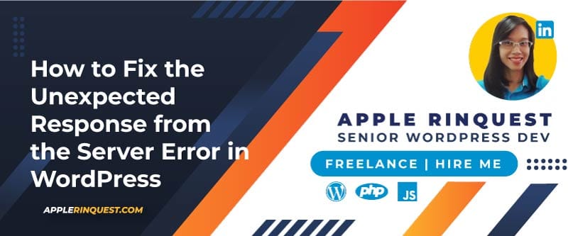How-to-Fix-the-Unexpected-Response-from-the-Server-Error-in-WordPress