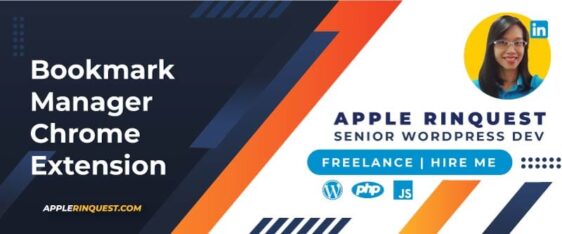 Bookmark Manager Chrome Extension